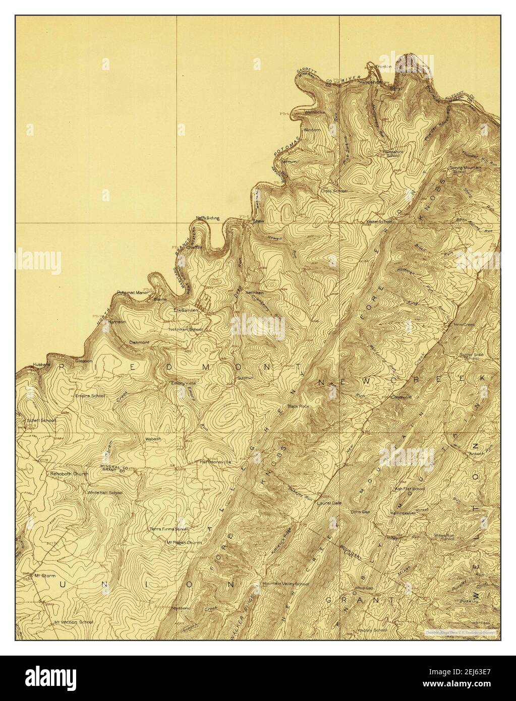 Elk Garden, West Virginia, map 1920, 148000, United States of America