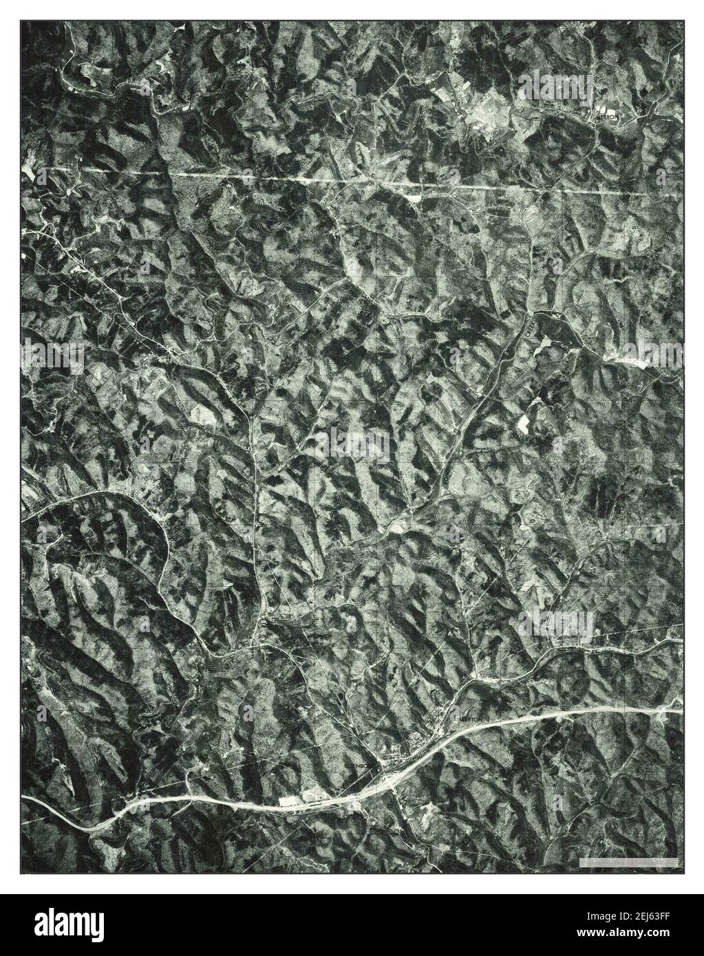 Map of ellenboro virginia hires stock photography and images Alamy