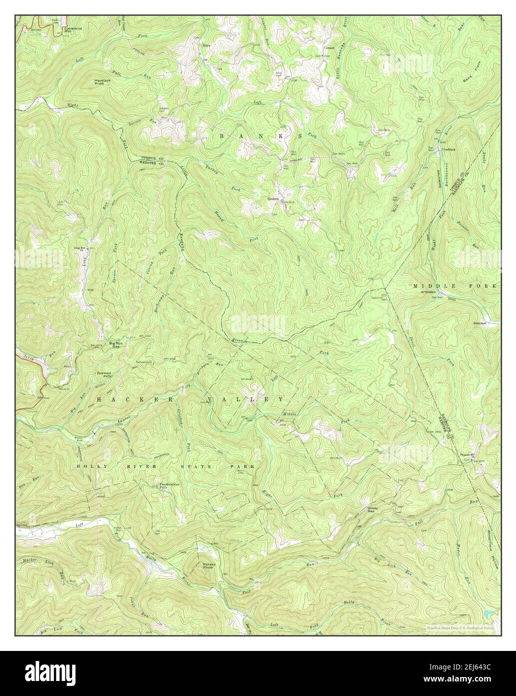 Goshen, West Virginia, map 1967, 124000, United States of America by