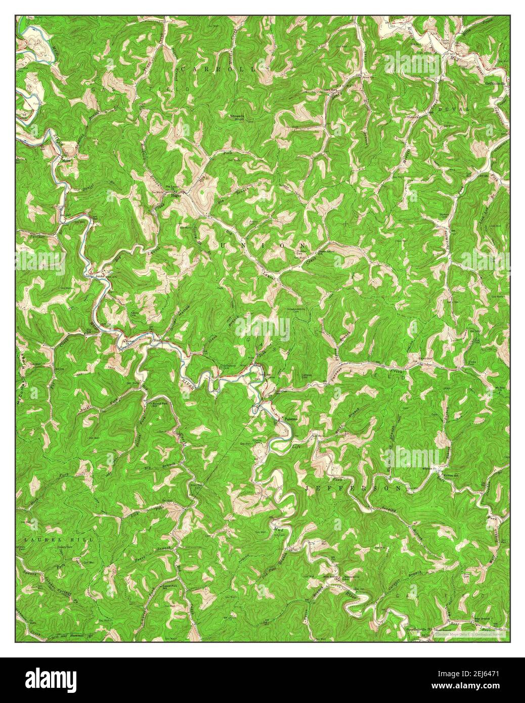 Hager, West Virginia, map 1962, 1:24000, United States of America by Timeless Maps, data U.S. Geological Survey Stock Photo