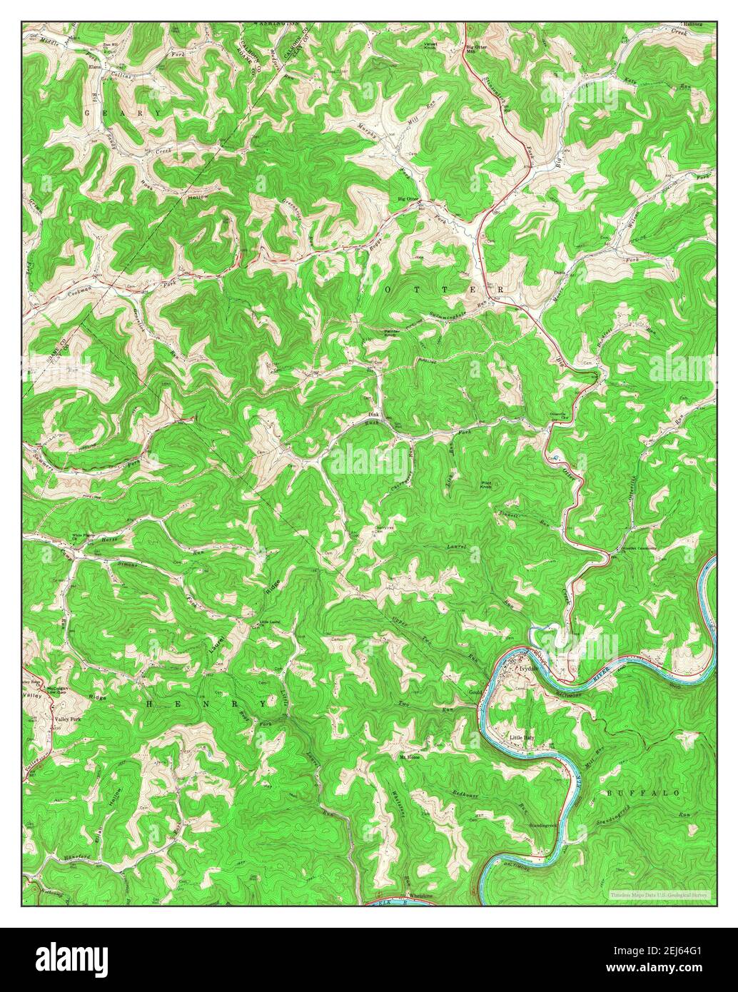 Ivydale virginia map Cut Out Stock Images & Pictures Alamy