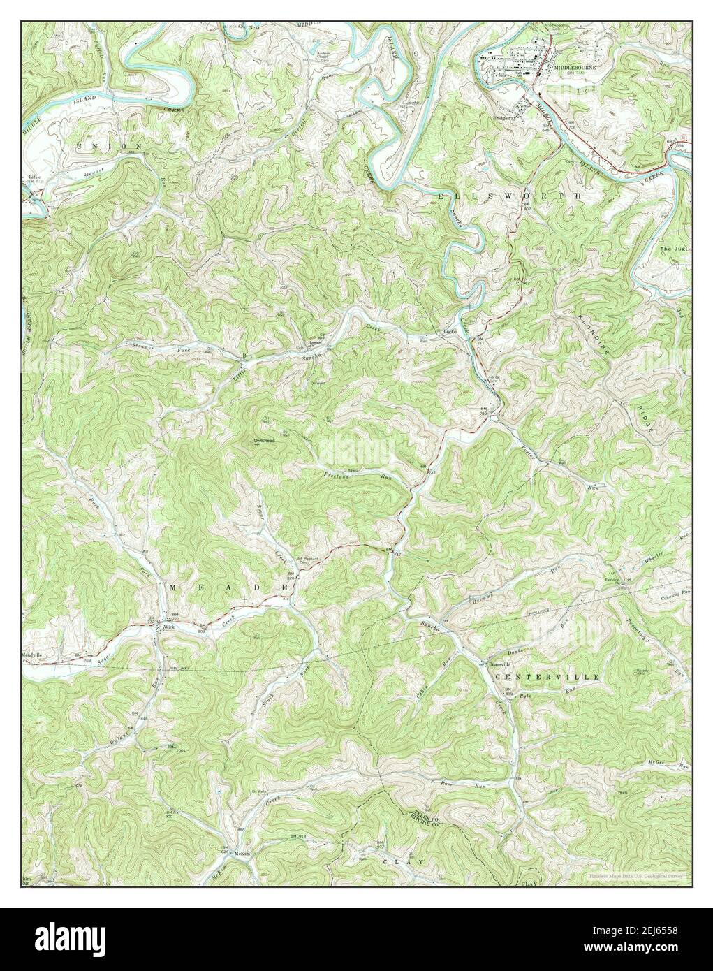 Map of middlebourne virginia hires stock photography and images Alamy