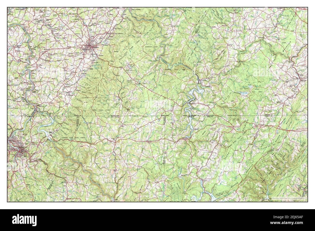 Map of virginia hires stock photography and images Alamy
