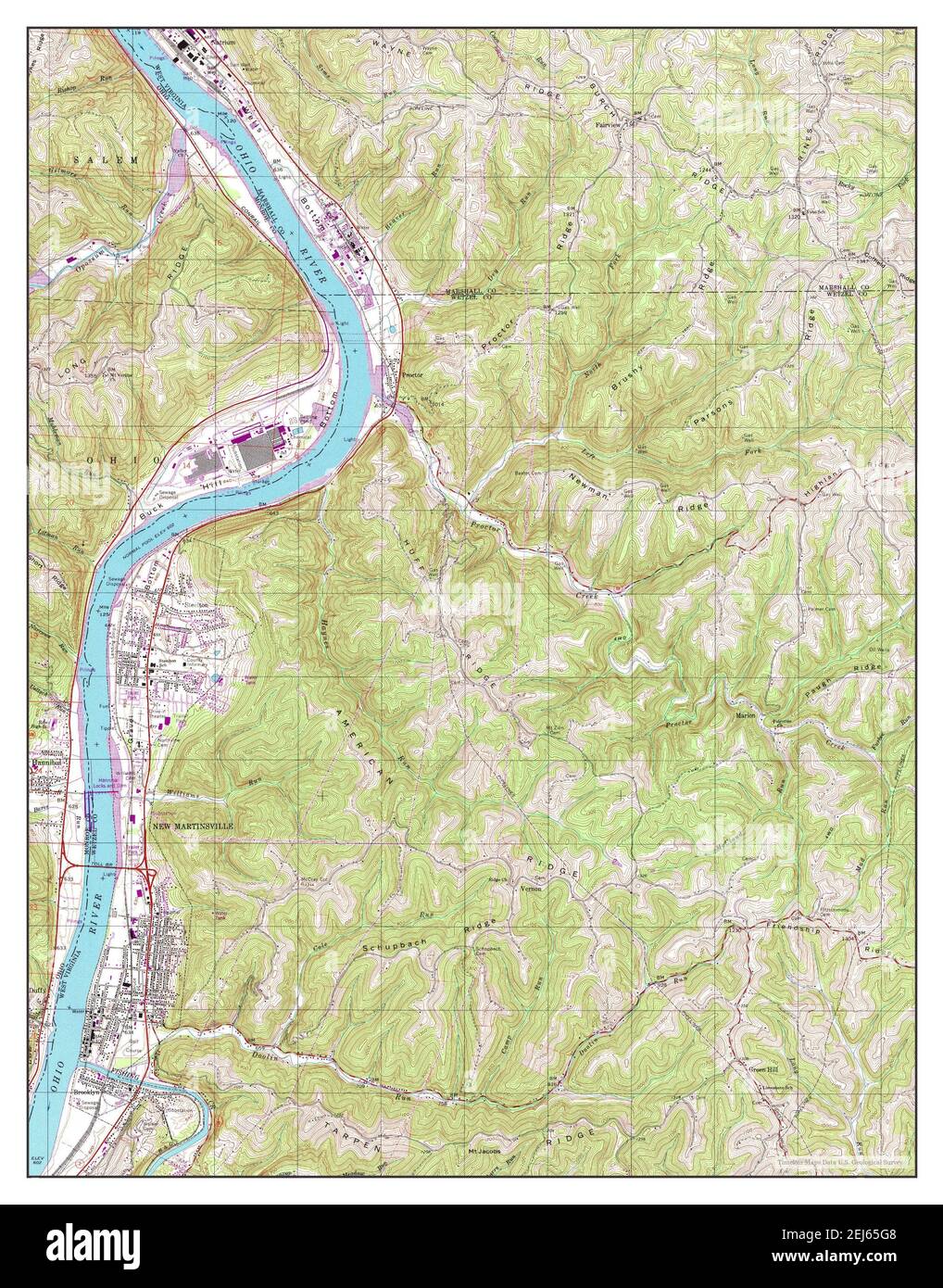 Martinsville West Virginia Map New Martinsville West Virginia High Resolution Stock Photography And Images  - Alamy