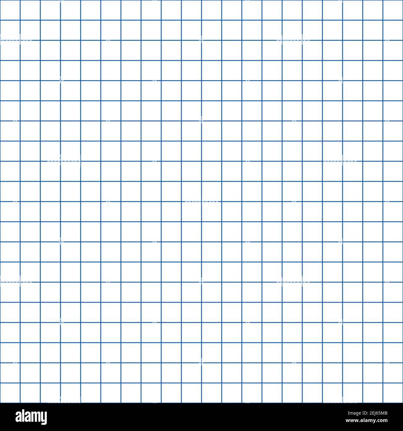 Grid paper. Abstract squared background with blue graph. Geometric