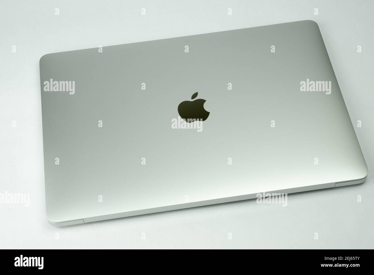 Apple MacBook Air M1 laptop. Stafford, United Kingdom, February 21, 2021. Stock Photo