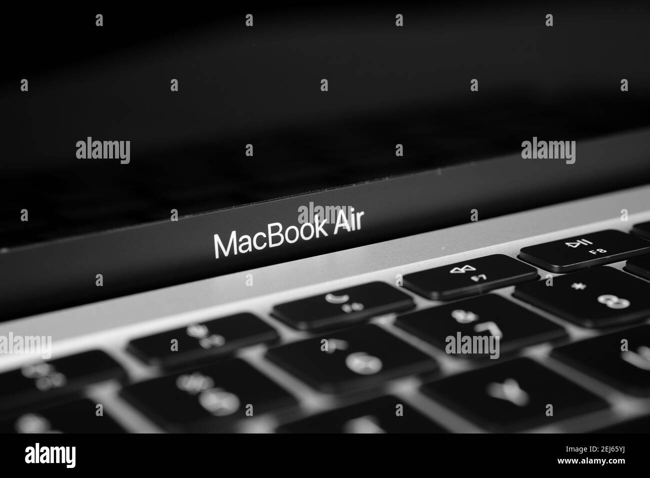Macbook air m1 Black and White Stock Photos & Images Alamy