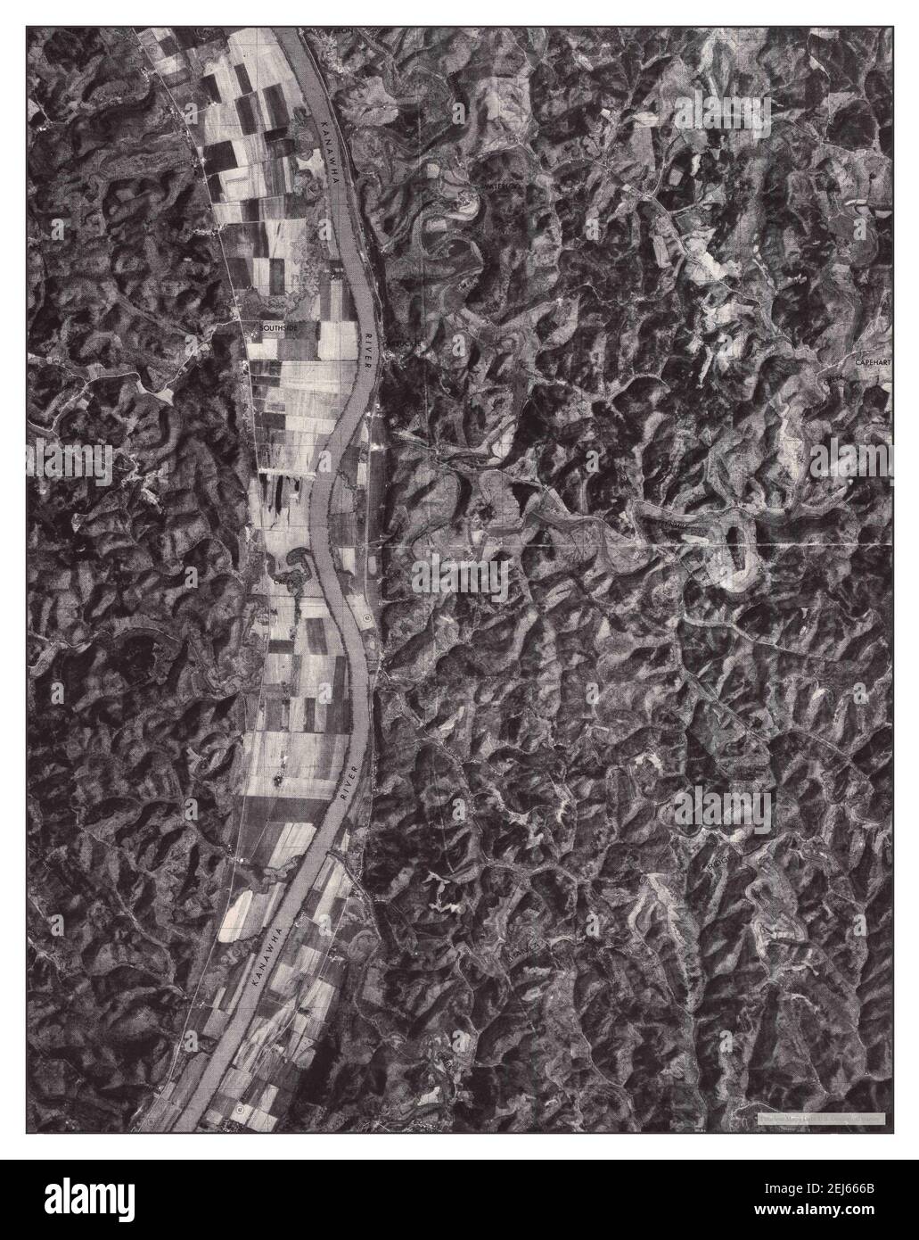 Robertsburg, West Virginia, map 1977, 1:24000, United States of America by Timeless Maps, data U.S. Geological Survey Stock Photo