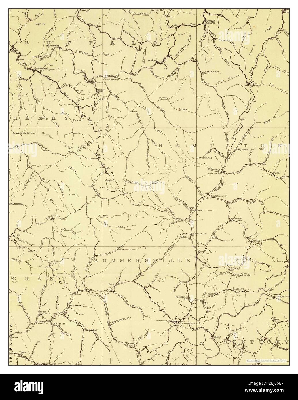 Summersville, West Virginia, map 1913, 148000, United States of America by Timeless Maps, data