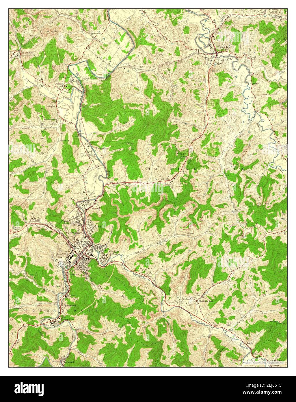 Weston virginia map Cut Out Stock Images & Pictures Alamy