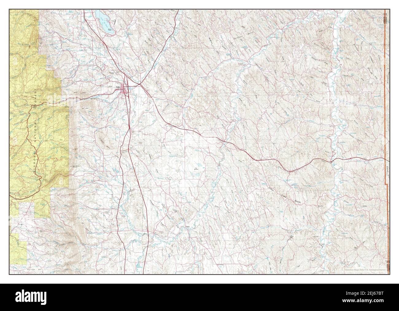 Buffalo, Wyoming, map 1978, 1100000, United States of America by