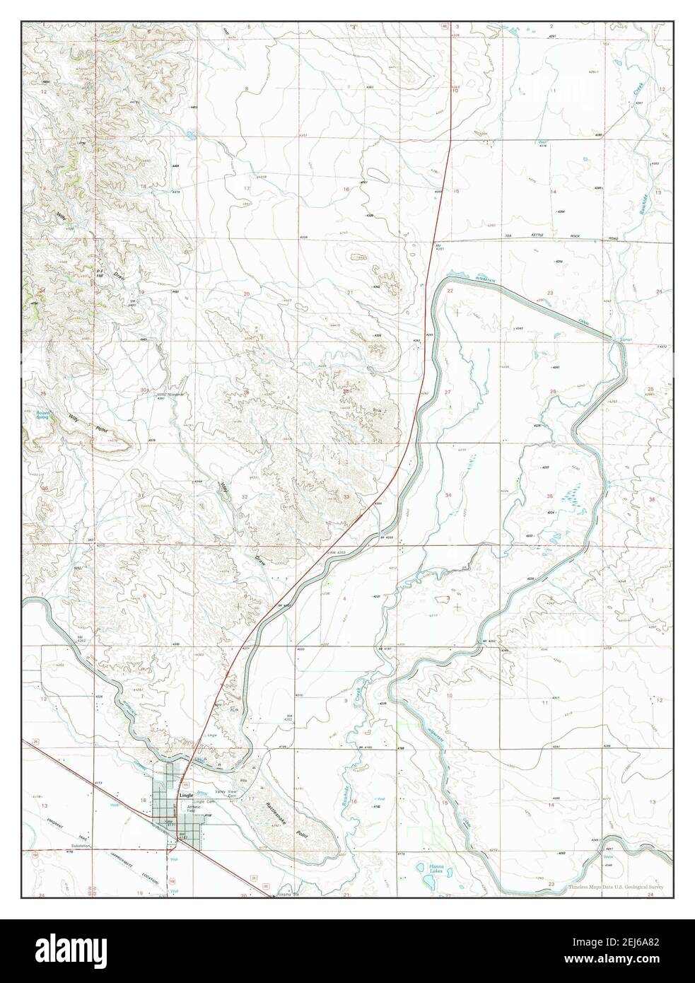 Lingle wyoming map Cut Out Stock Images & Pictures Alamy