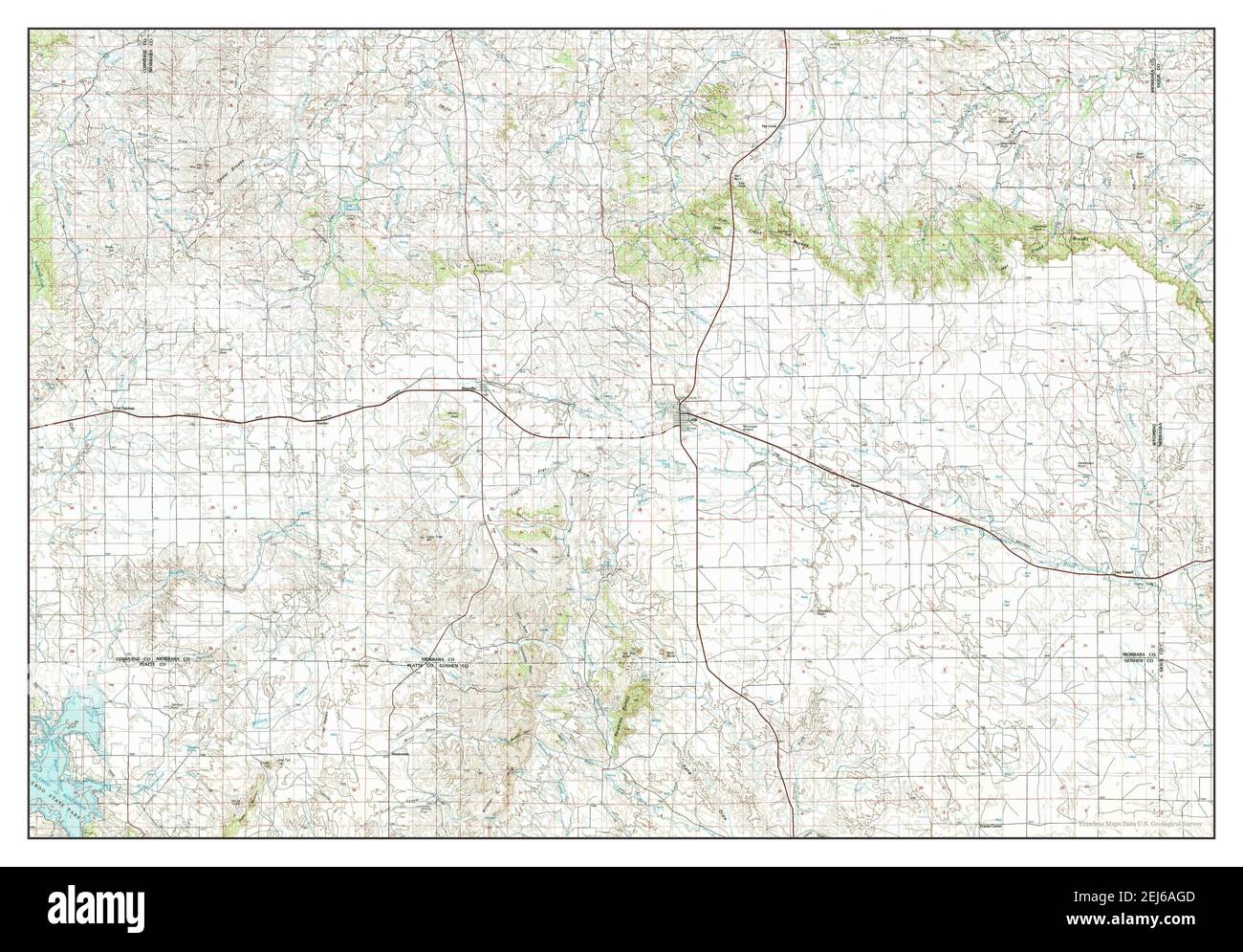 Map of lusk wyoming Cut Out Stock Images & Pictures - Alamy