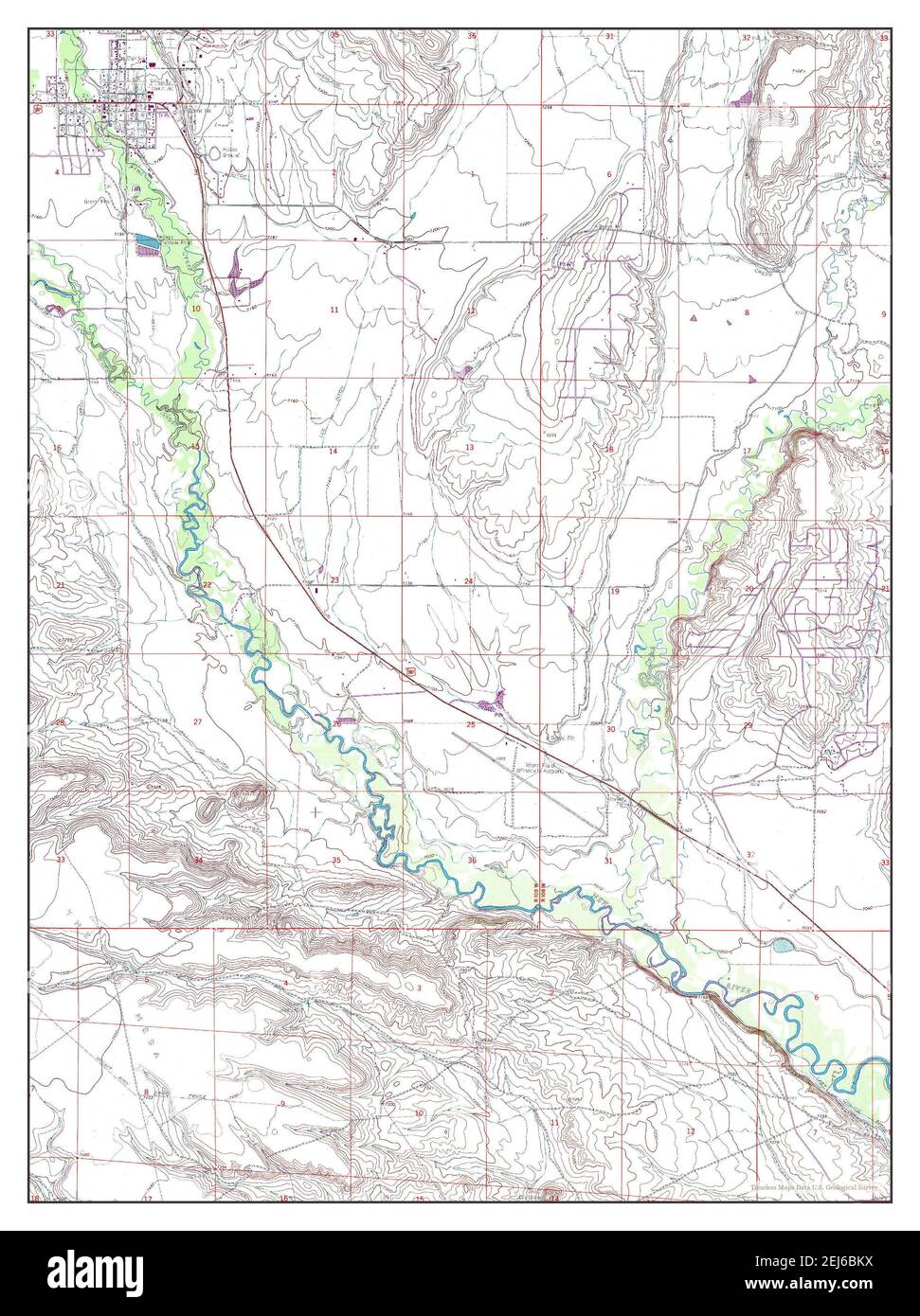 Pinedale, Wyoming, map 1964, 124000, United States of America by