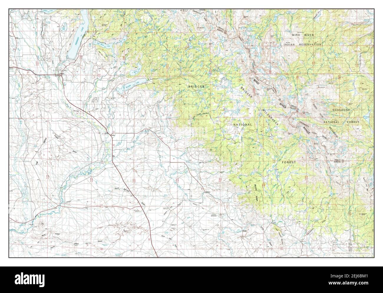 Pinedale, Wyoming, map 1981, 1100000, United States of America by