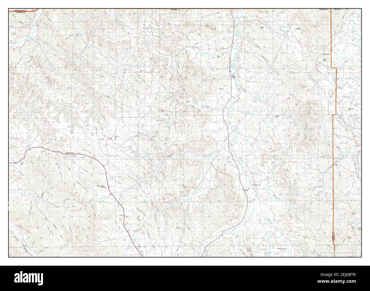 Recluse Wyoming map 1975 1 100000 - Recluse Wyoming Map 1975 1100000 United States Of America By Timeless Maps Data Us Geological Survey 2EJ6BTR
