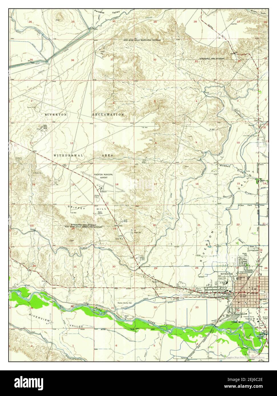 Riverton wyoming map hires stock photography and images Alamy