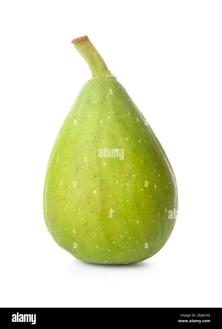 Fresh green fig on white background Stock Photo Alamy