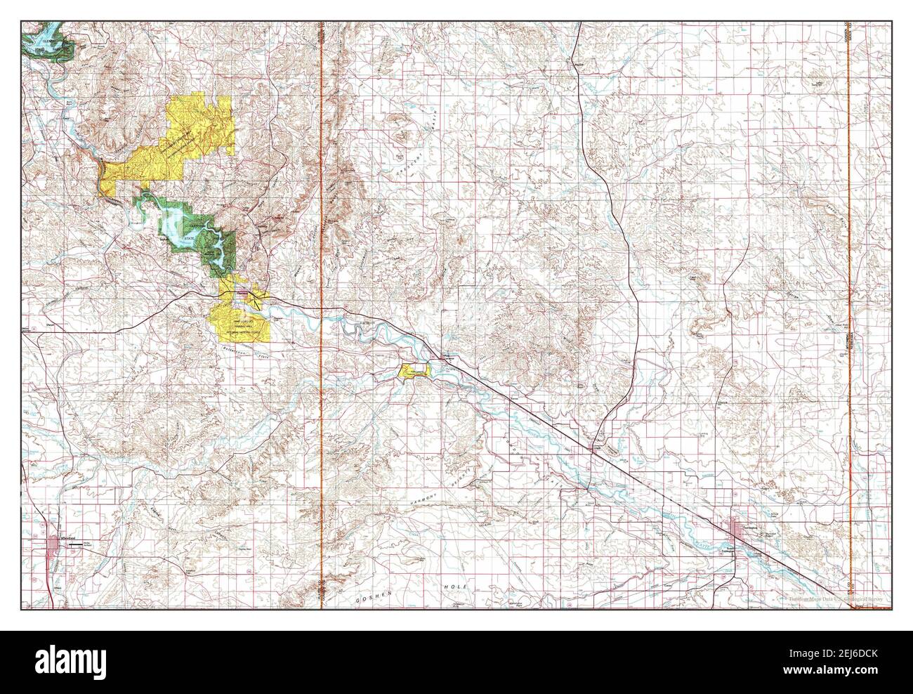 Torrington wyoming map hi-res stock photography and images - Alamy