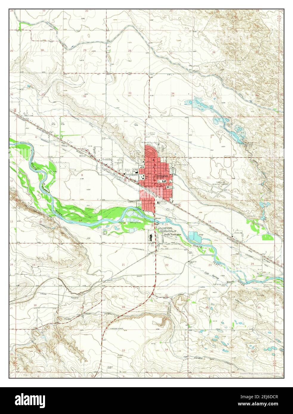 Torrington, Wyoming, map 1963, 1:24000, United States of America by 