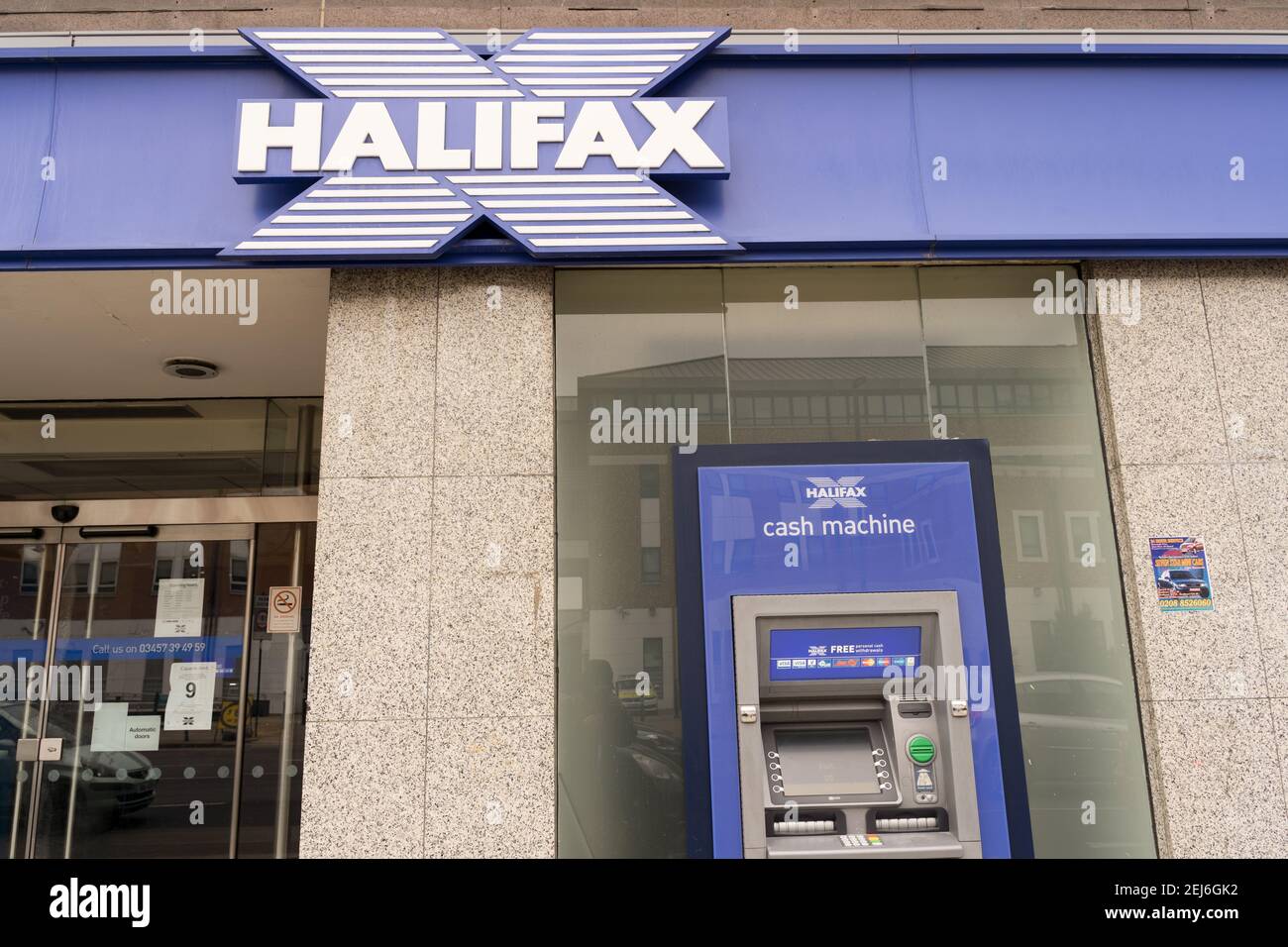 Halifax cash machine hires stock photography and images Alamy