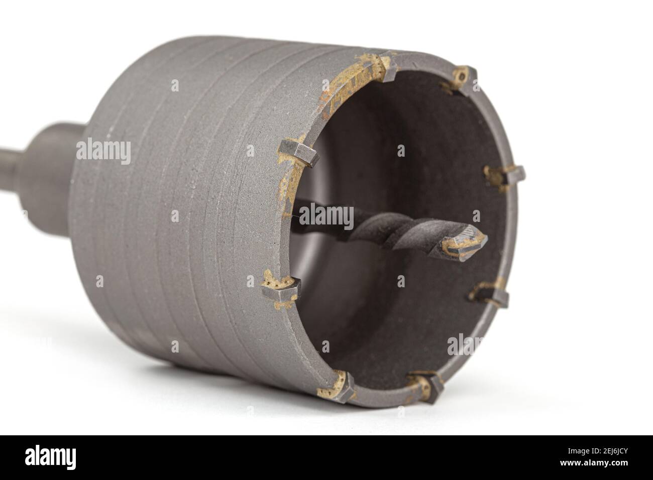Percussion core hammer drill bit for cutting holes into base materials