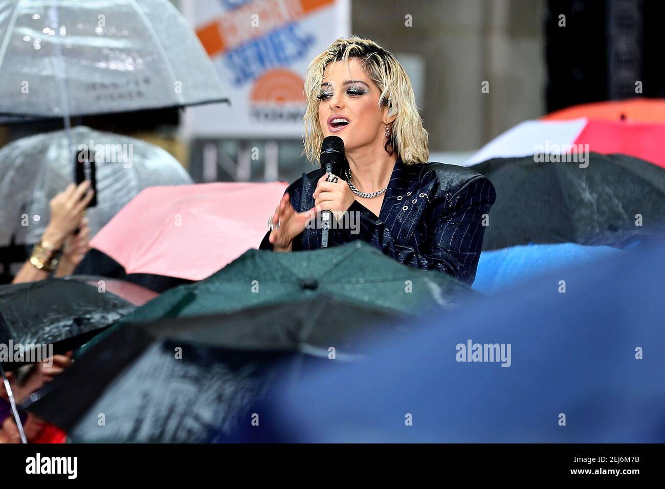 New York, NY, USA. 21 June, 2019. Bebe Rexha, of Chainsmokers