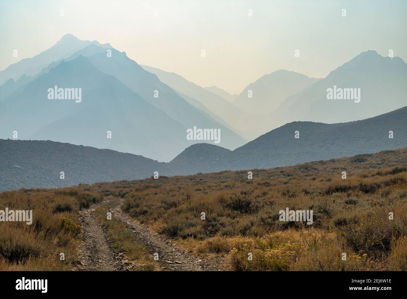 Eastern Sierra Mountains Stock Photo