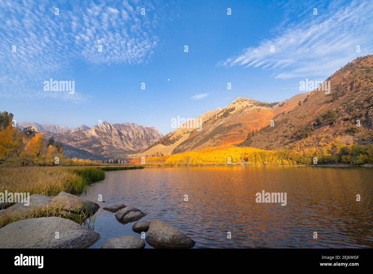 North Lake in autumn Stock Photo