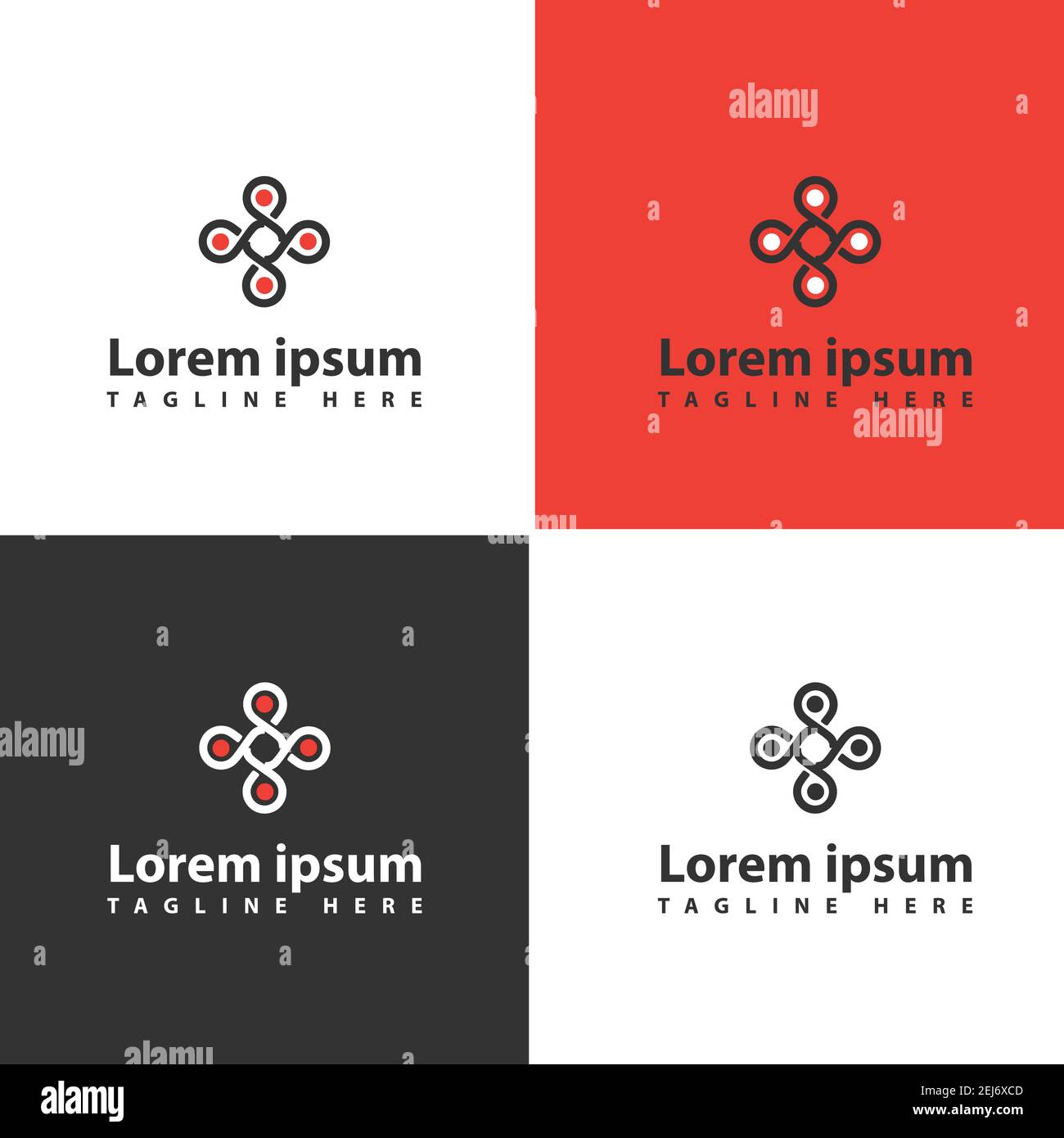 modern rounded people connected unity colorful people community logo ...