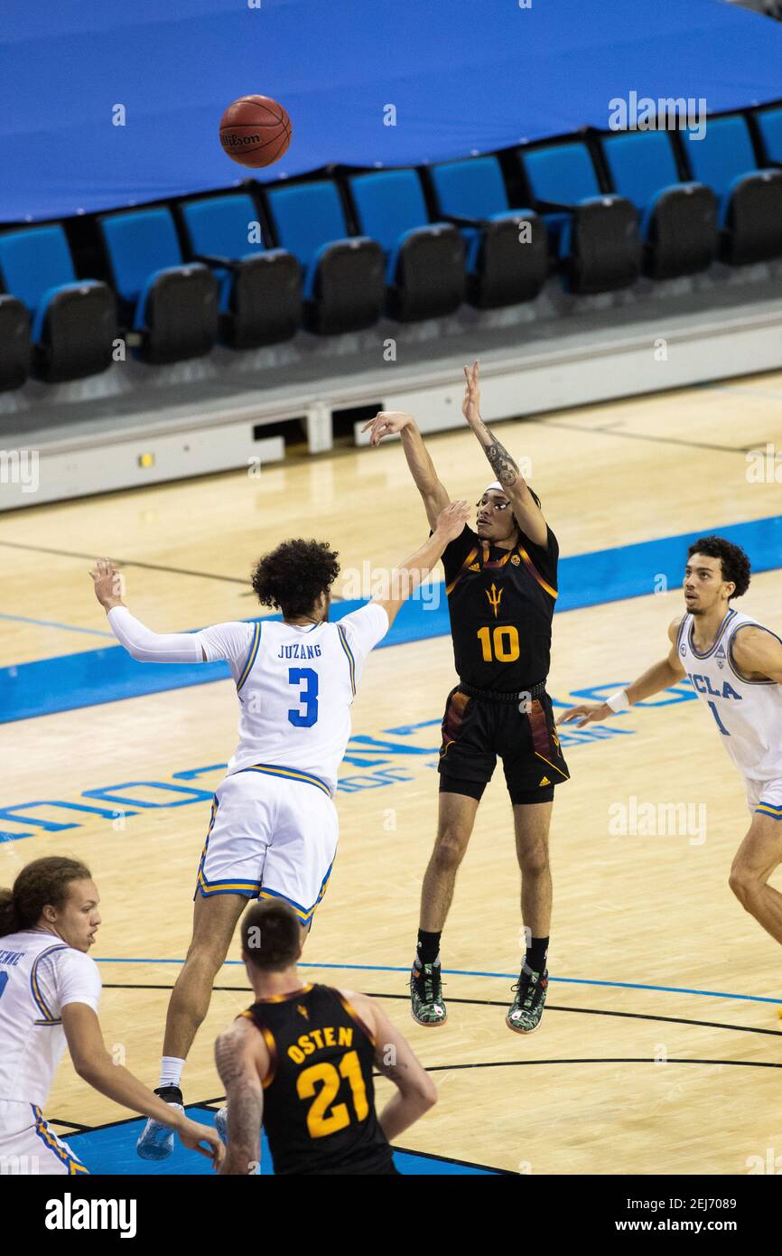 Arizona State Sun Devils guard Jaelen House (10) shoots the ball during ...