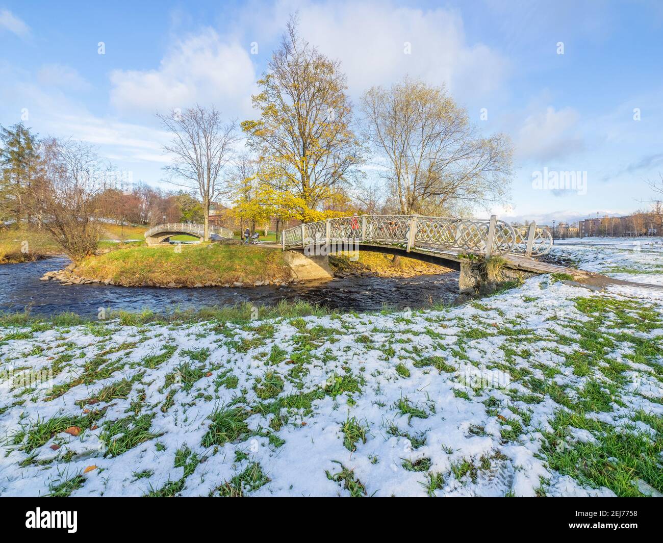 Cygnet river bridge hi-res stock photography and images - Alamy