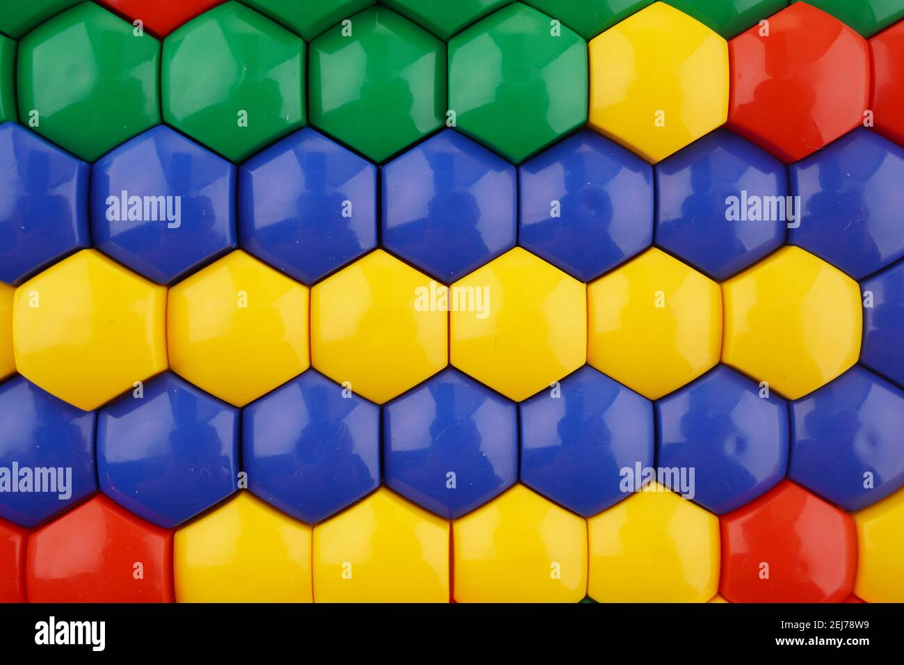 colored mosaic on white background Stock Photo