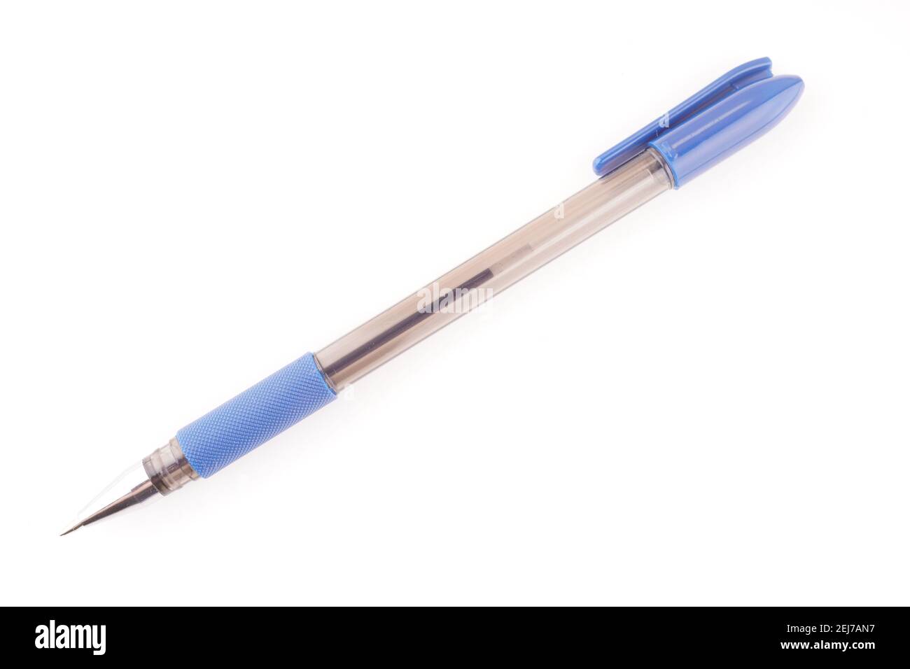 ballpoint pen on white background Stock Photo - Alamy
