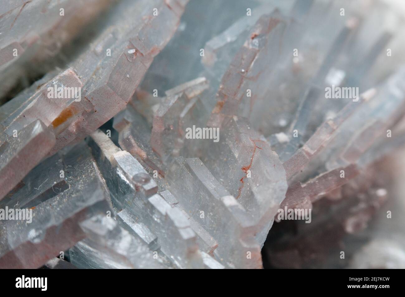 Closeup of the hard crystalline mineral quartz Stock Photo Alamy