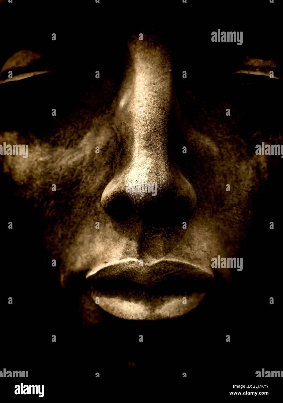 black man statue Stock Photo Alamy