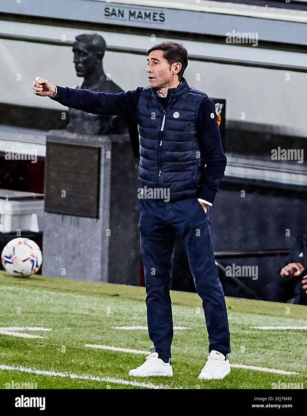 Marcelino Garcia Toral, head coach of Athletic Club during the Spanish championship La Liga football match between Athletic Cl / LM Stock Photo