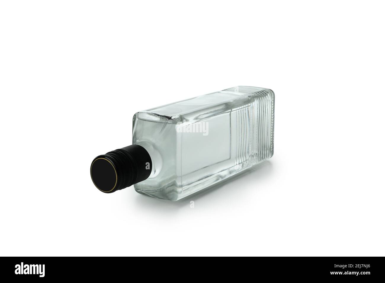 Blank bottle of vodka isolated on white background Stock Photo Alamy