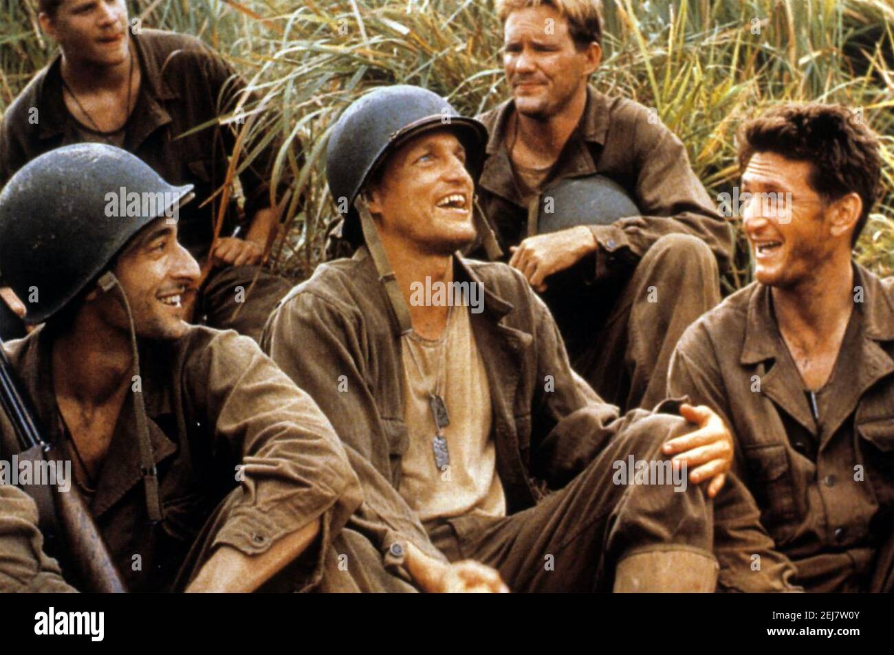 THE THIN RED LINE 1998 20th Century Fox film with at front from left