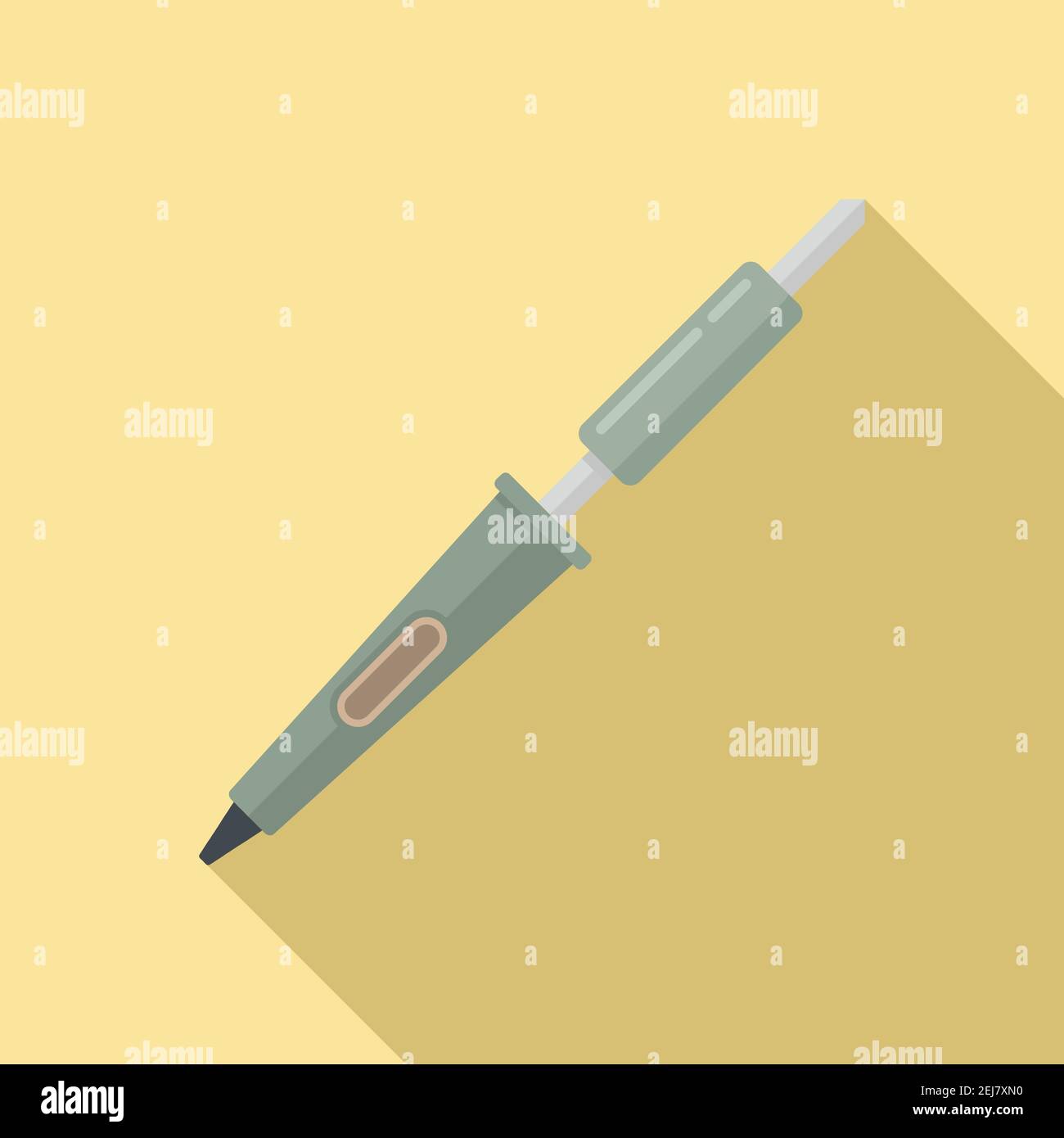 Soldering cable icon, flat style Stock Vector