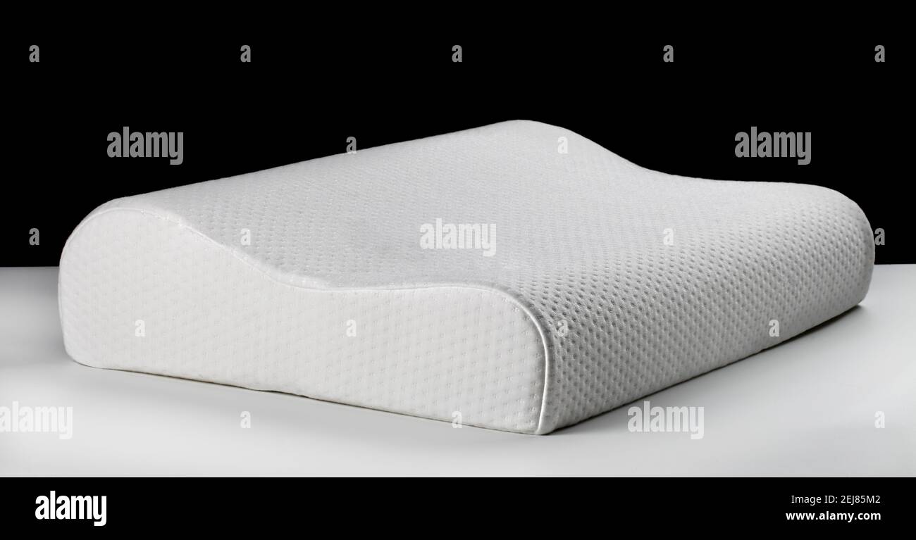 Orthopedic pillow, memory foam Stock Photo Alamy