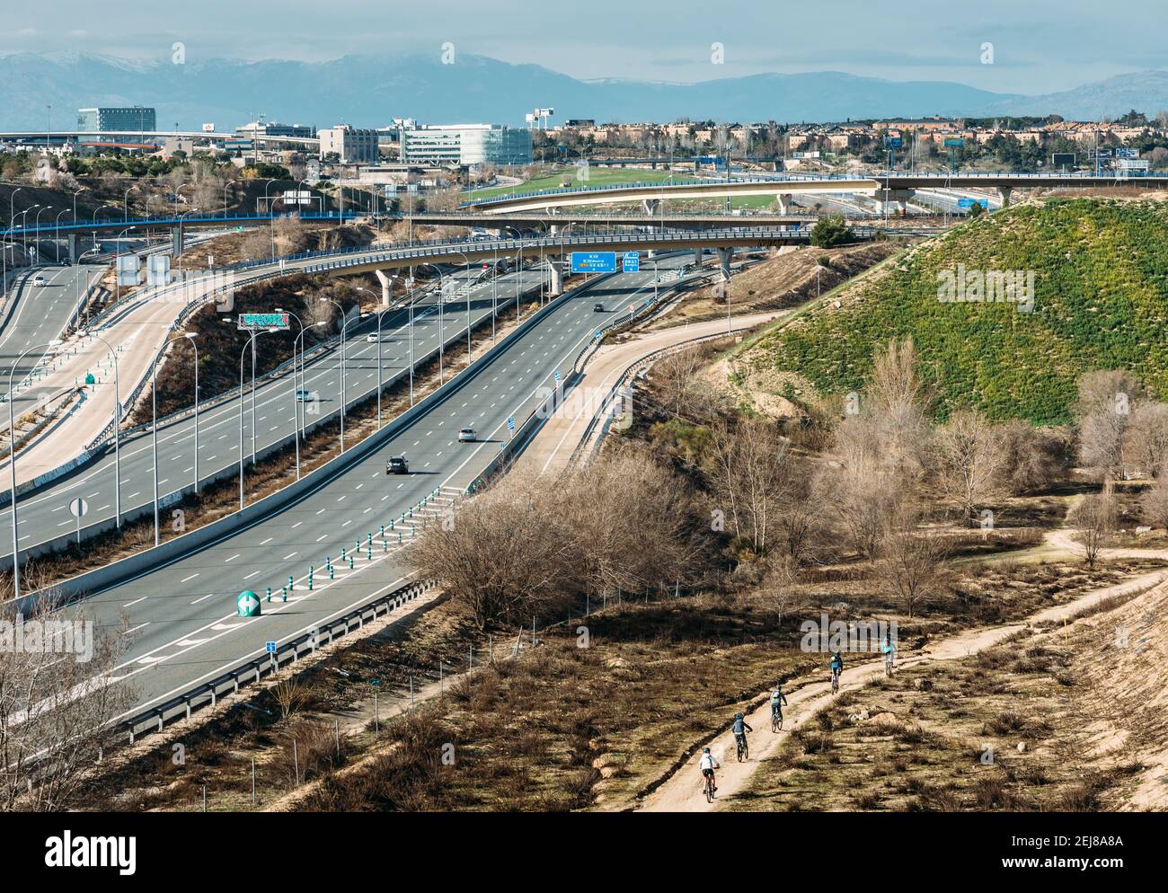 Madrid highway hires stock photography and images Alamy