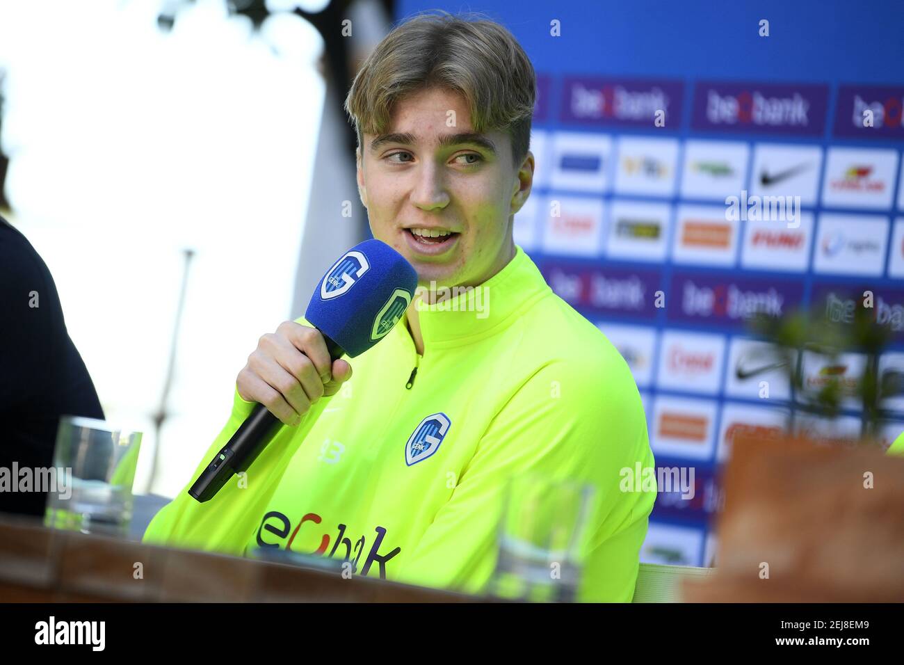 Genk's Kristian Thorstvedt pictured during a press conference to present the new players at the winter training camp of Belgian first division soccer team KRC Genk in Benidorm, Spain, Sunday 05 January 2020. BELGA PHOTO YORICK JANSENS (Photo by YORICK JANSENS/Belga/Sipa USA) Stock Photo