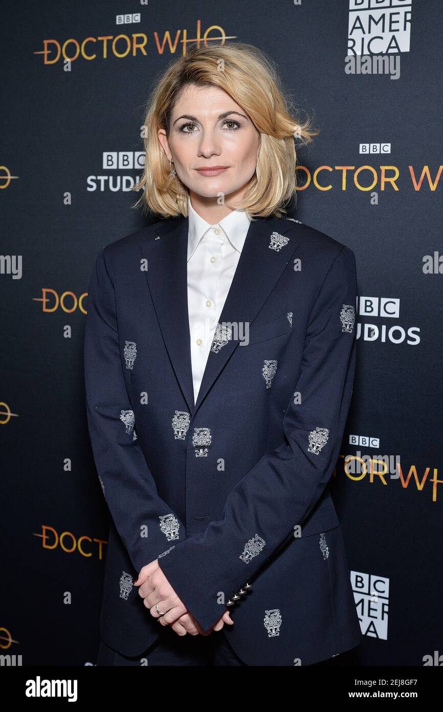 Actress Jodie Whittaker, the first female Dr. Who, attends the BBC