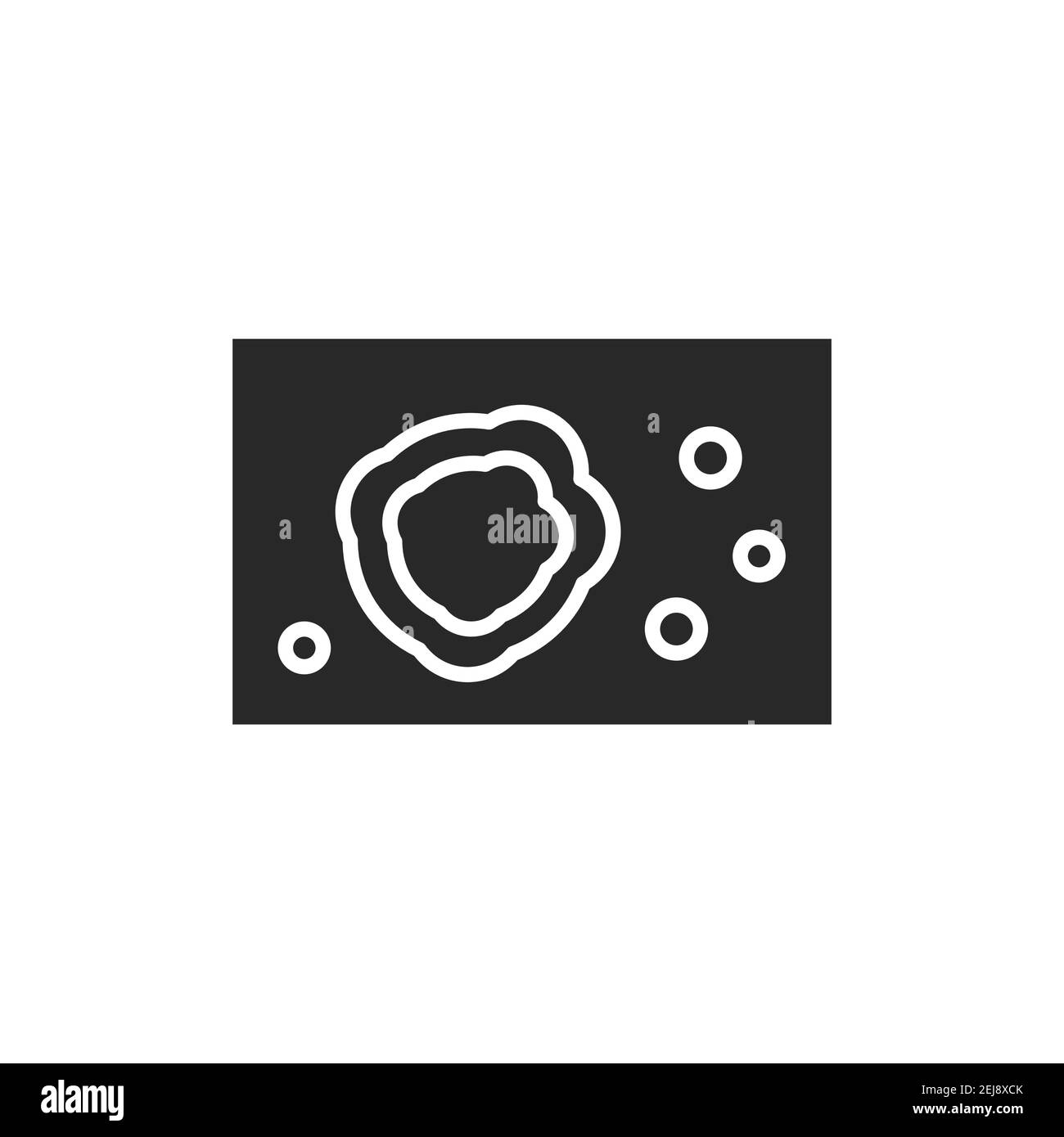 Nodular disease color line icon. Isolated vector element. Outline ...