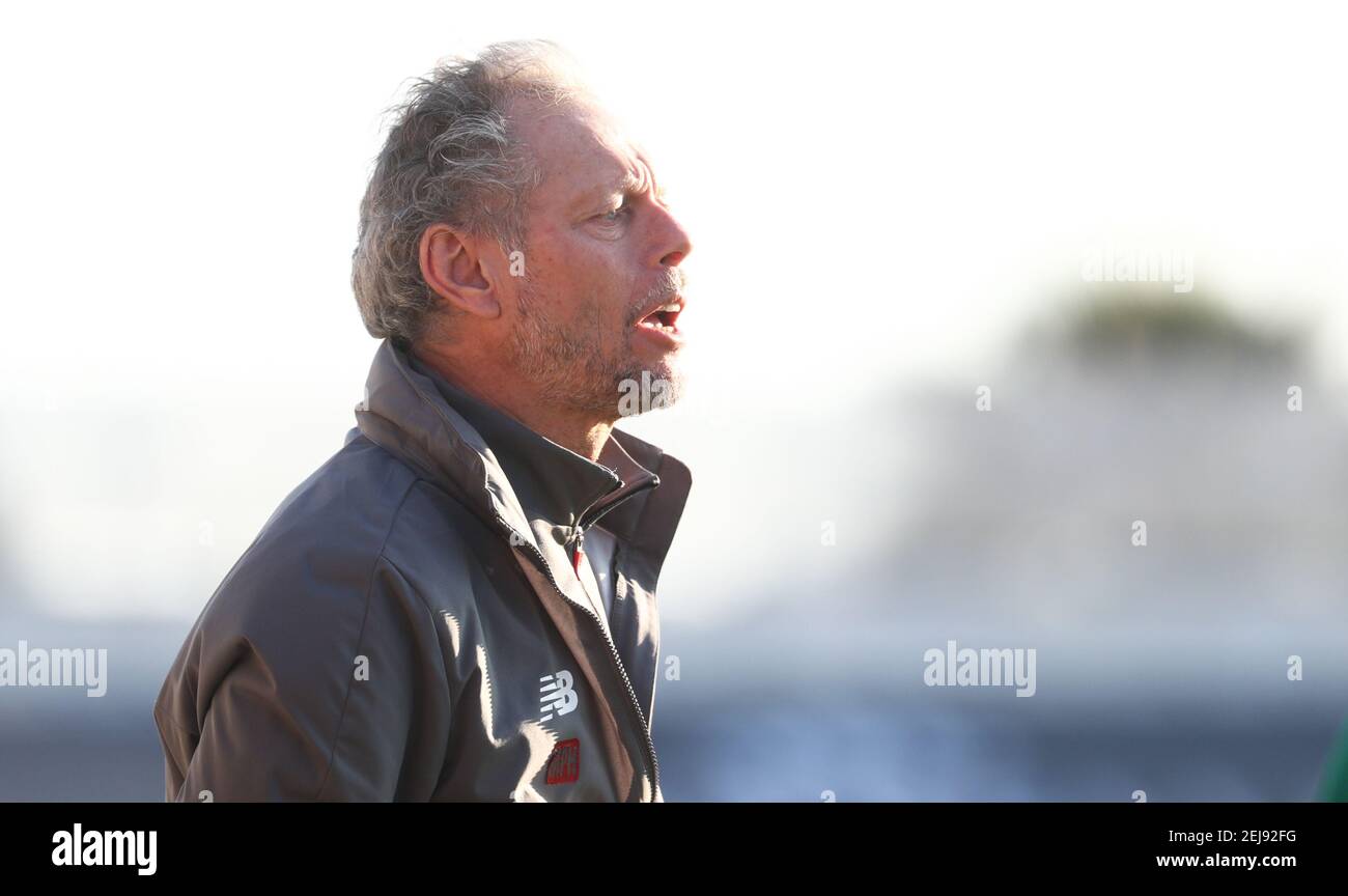 Standard's head coach Michel Preud'homme pictured during a friendly soccer game between Belgian team Standard de Liege and German club Borussia Dortmund at their the winter training camps in Marbella, Spain, Tuesday 07 January 2020. BELGA PHOTO VIRGINIE LEFOUR (Photo by VIRGINIE LEFOUR/Belga/Sipa USA) Stock Photo