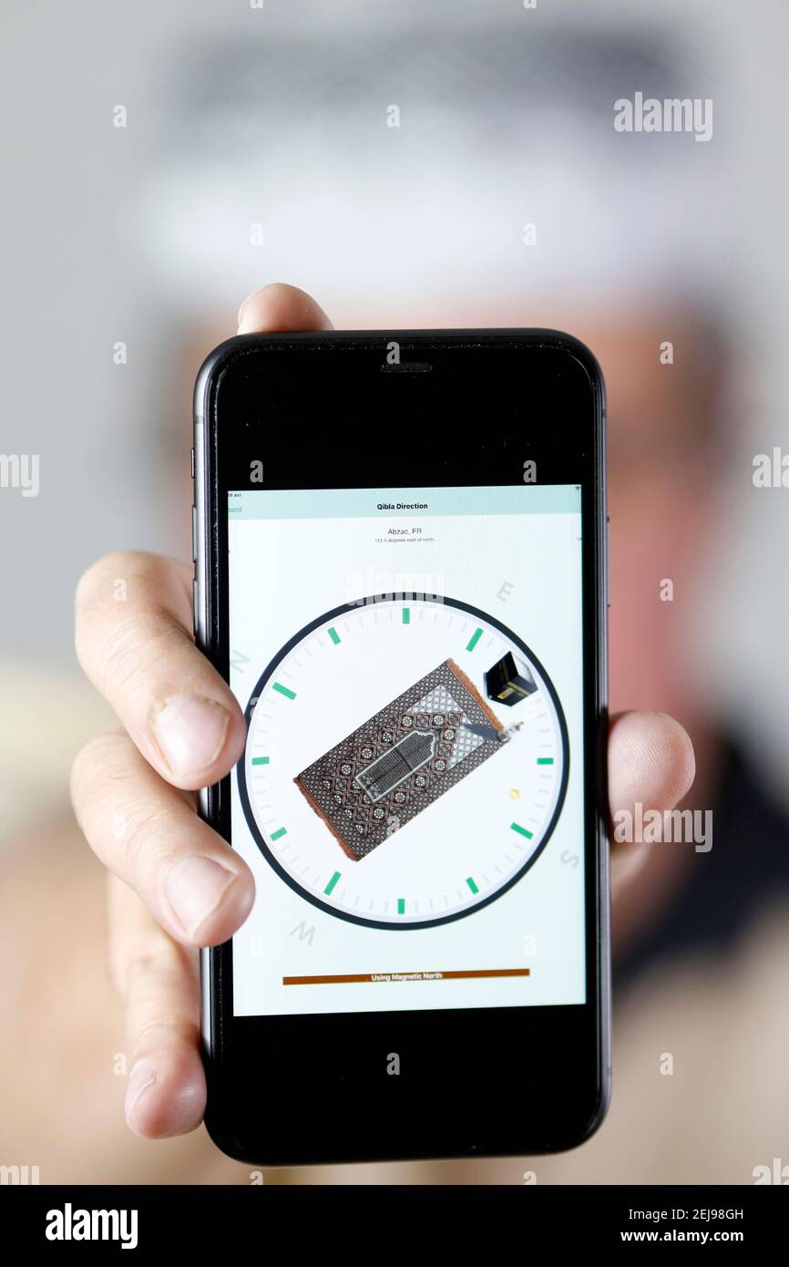 Compass magnetism Stock Photo