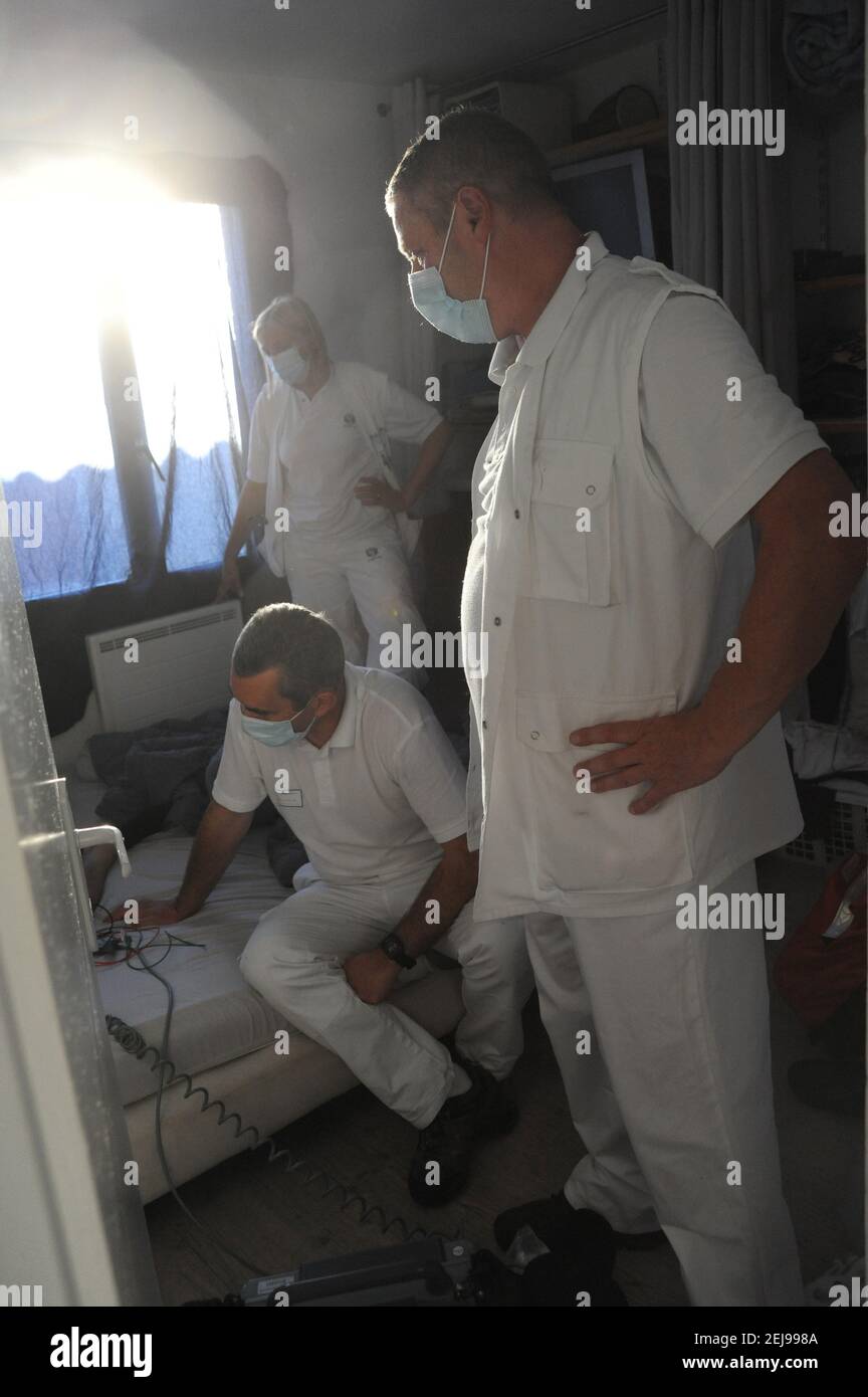 Emergency department - samu 80 - smur d'abbeville department of the somme (80) Stock Photo