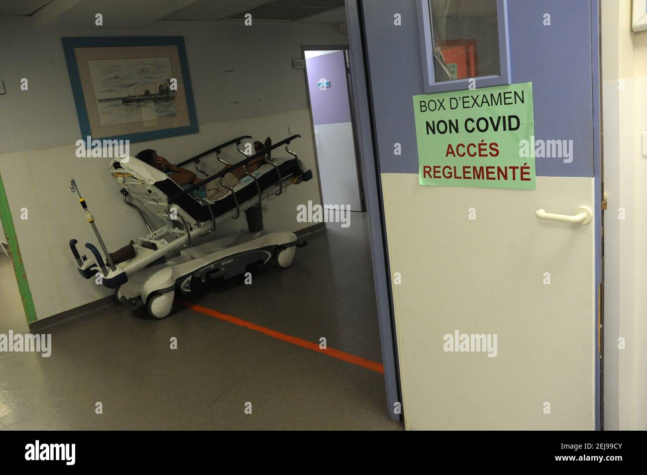 Emergency department - samu 80 - smur d'abbeville department of the somme (80) Stock Photo