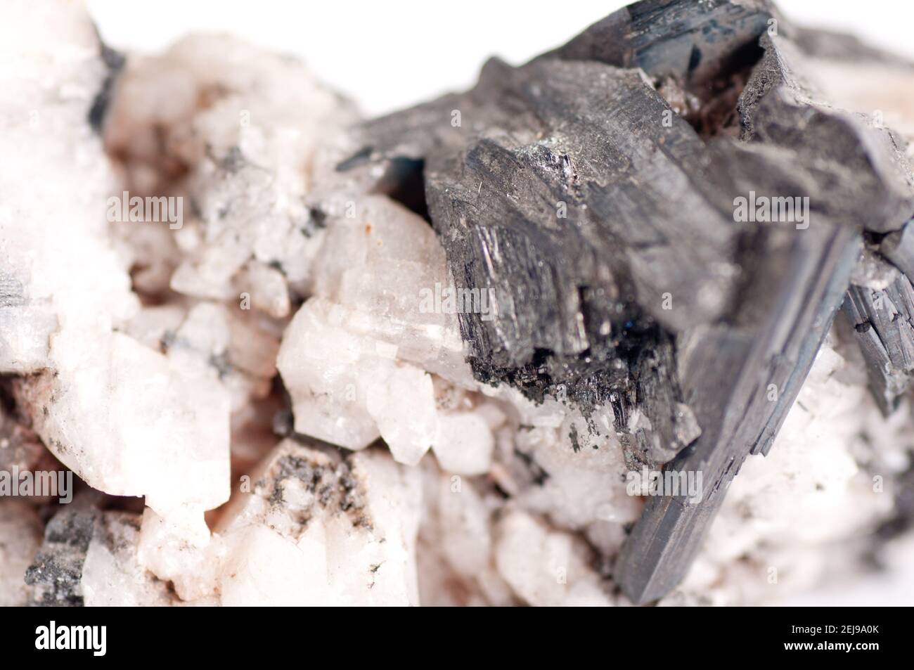manganite or manganese mineral Stock Photo